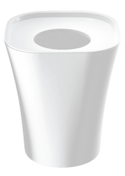 Trash Bin 4-Pack Accessories Magis Small - 11" H - Matte White 