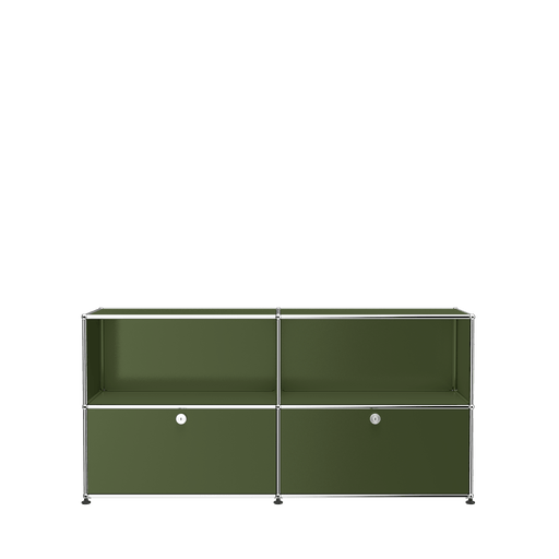 USM Haller Closed Storage Credenza C2A - With Perforated Inside upper Panels storage USM 