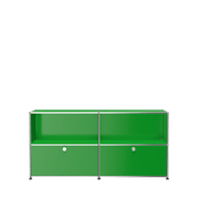 USM Haller Closed Storage Credenza C2A - With Perforated Inside upper Panels storage USM USM Green 