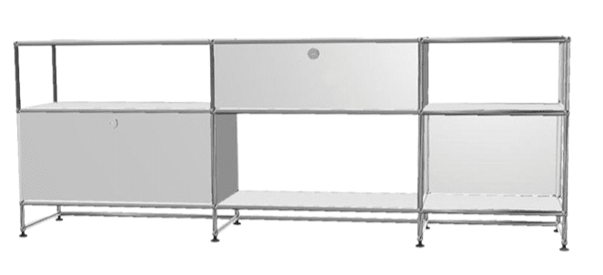 USM Haller TV Media - 6 asymmetrical compartments - 1.11 storage USM 