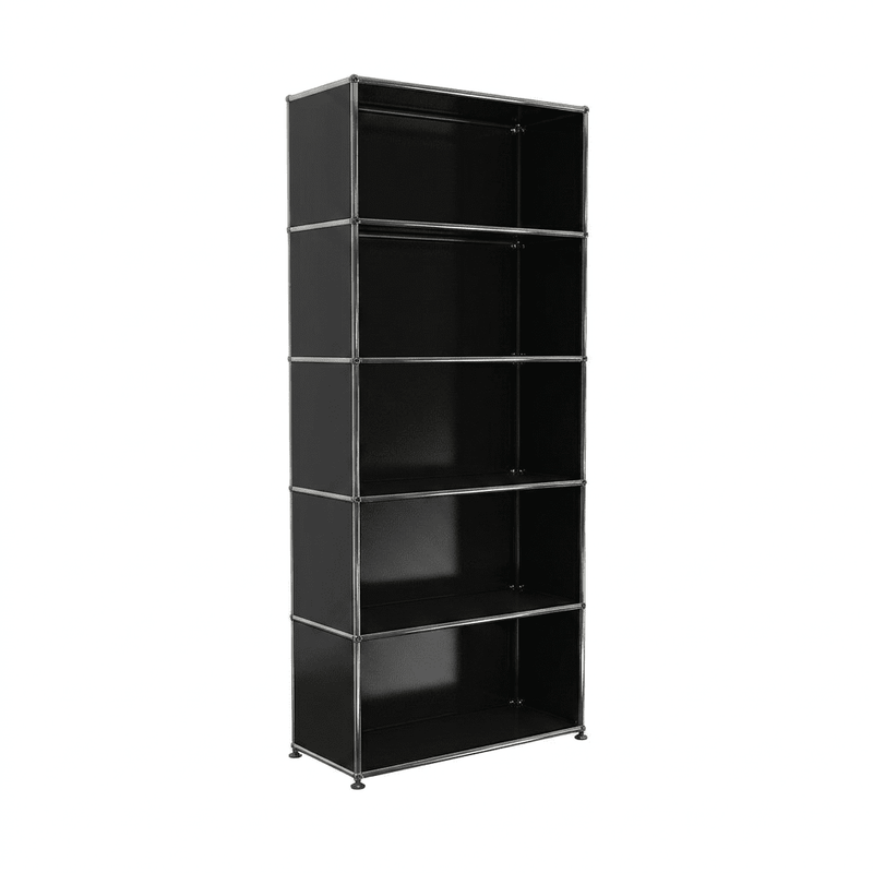 USM Haller Shelving H1 storage USM Graphite Black 