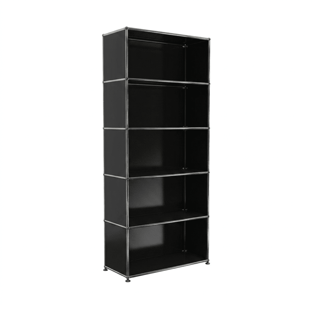 USM Haller Shelving H1 storage USM Graphite Black 