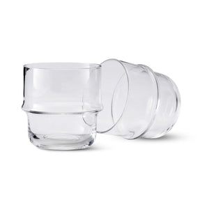 Unda Glass - Set of 2 Glassware Design House Stockholm Clear 