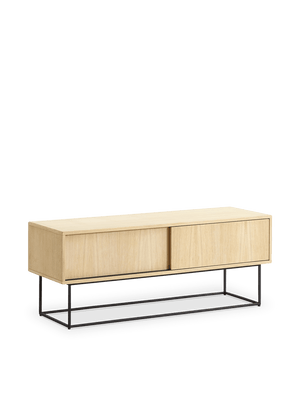 Virka Low Sideboard Sideboard Woud Oak Veneer 