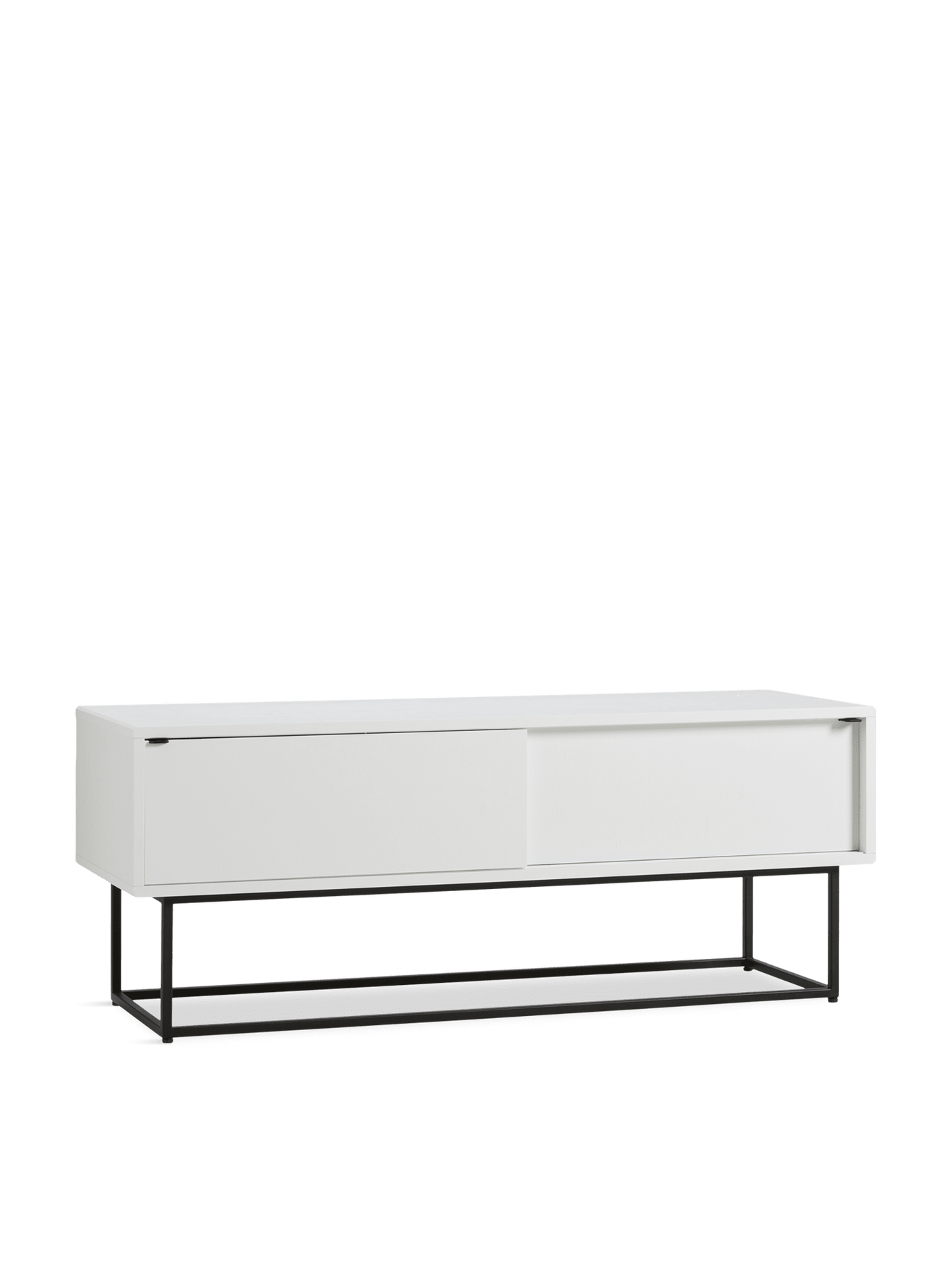 Virka Low Sideboard Sideboard Woud White Painted Oak 