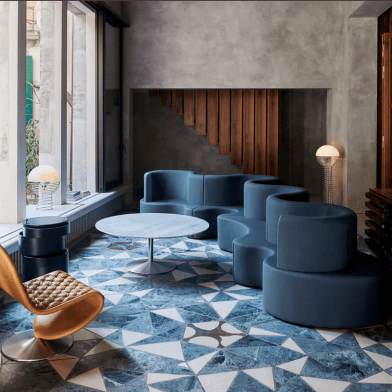 Verpan - Cloverleaf Panton Sofa 229x120cm