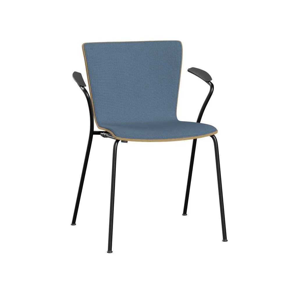 Vico Duo Stacking Chair with Welded Linking Device - Front Upholstered