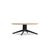 Abalon Table Coffee table Vitra Light Oak +$1110 Deep Black Powder-Coated (Smooth) Glides for Carpet