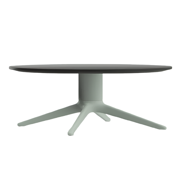 Abalon Table Coffee table Vitra MDF Powder-coated Basic Dark Mint Powder-Coated (Smooth) Glides for Carpet