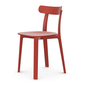 All Plastic Chair Chairs Vitra Brick Two-Tone Hard Glides Standard 
