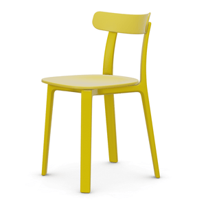All Plastic Chair Chairs Vitra Buttercup Two-Tone Hard Glides Standard 