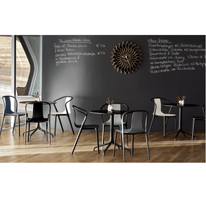 Belleville Armchair Wood Side/Dining Vitra 