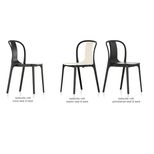 Belleville Side Chair Plastic Outdoors Vitra 