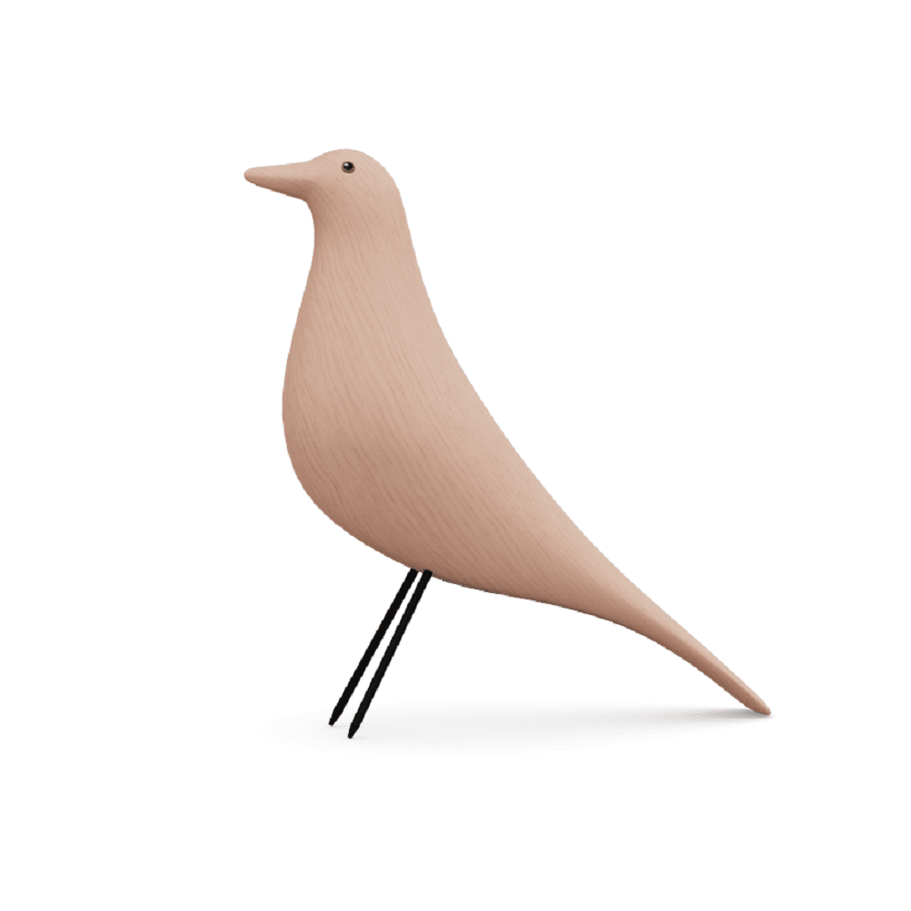 Eames House Bird Art Vitra Pale Rose 