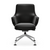 Grand Conference Lowback Chair task chair Vitra Leather - Nero Glides for carpet 