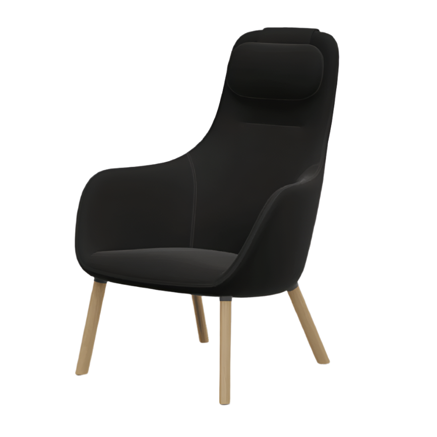 HAL Lounge Chair Integrated Seat Cushion task chair Vitra 