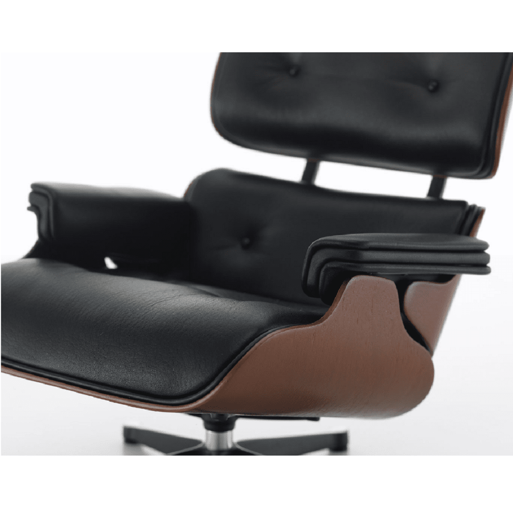 Miniature Eames Lounge Chair and Ottoman Art Vitra 