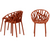 Miniature Vegetal Chair ( set of 3) Art Vitra Brick 