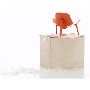 Miniature Wegner 3 Legged Chair Art Vitra 