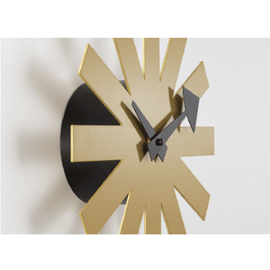 Nelson Asterisk Clock - Brass Clocks Vitra 