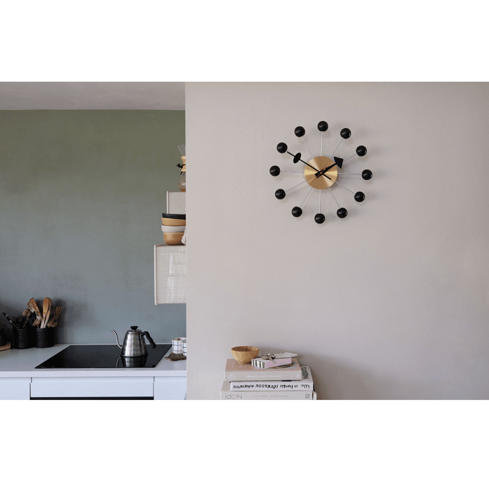 Nelson Ball Clock Orange Clocks Vitra 