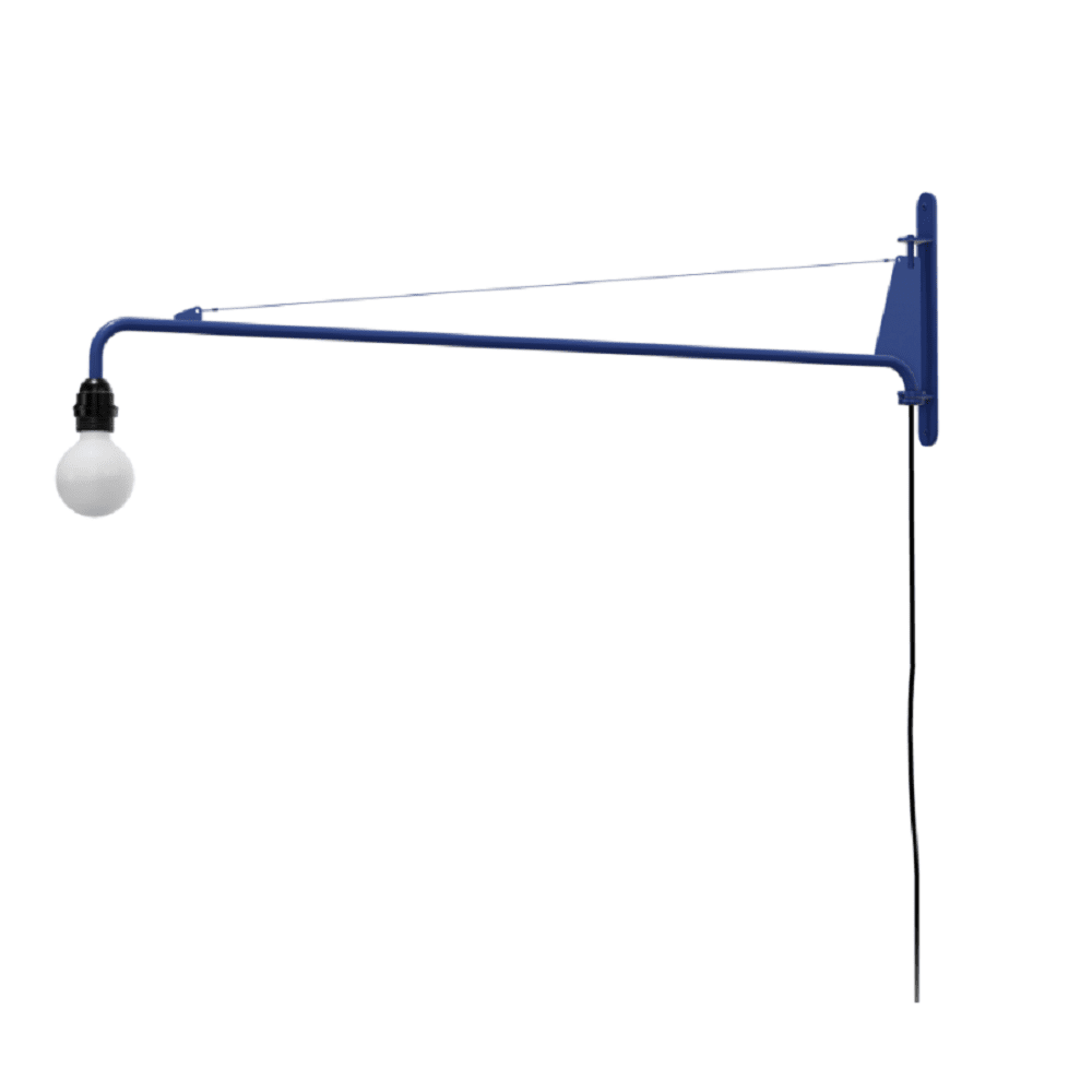 Prouve Petite Potence Wall Light Wall Lights Vitra Prouve Bleu Marcoule 