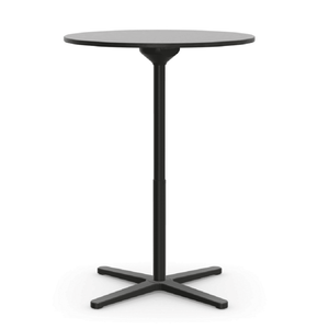Super Fold High Table Tables Vitra Round Dark Oak Veneer 