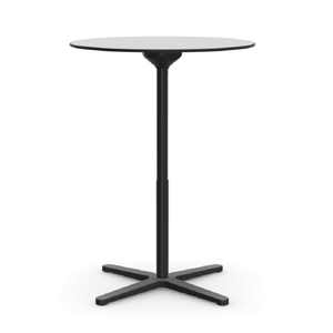 Super Fold High Table Tables Vitra Round White Solid-Core Material 