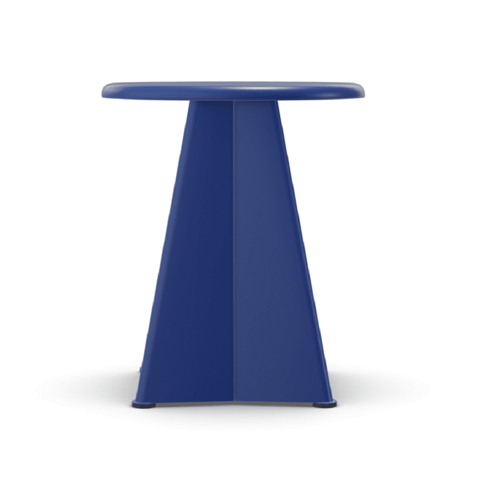 Tabouret Métallique Stools Vitra Prouvé Bleu Marcoule 