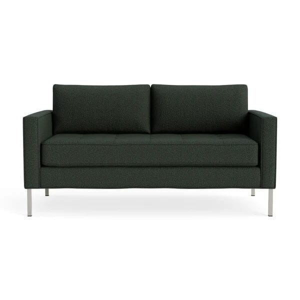 Paramount 66" Sofa Sofa BluDot Vos Evergreen Stainless Steel 