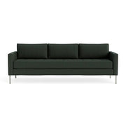 Paramount 95" Sofa Sofa BluDot Vos Evergreen Stainless Steel 