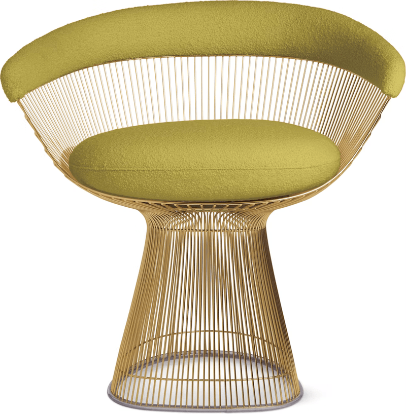 Platner Arm Chair - Gold Side/Dining Knoll 