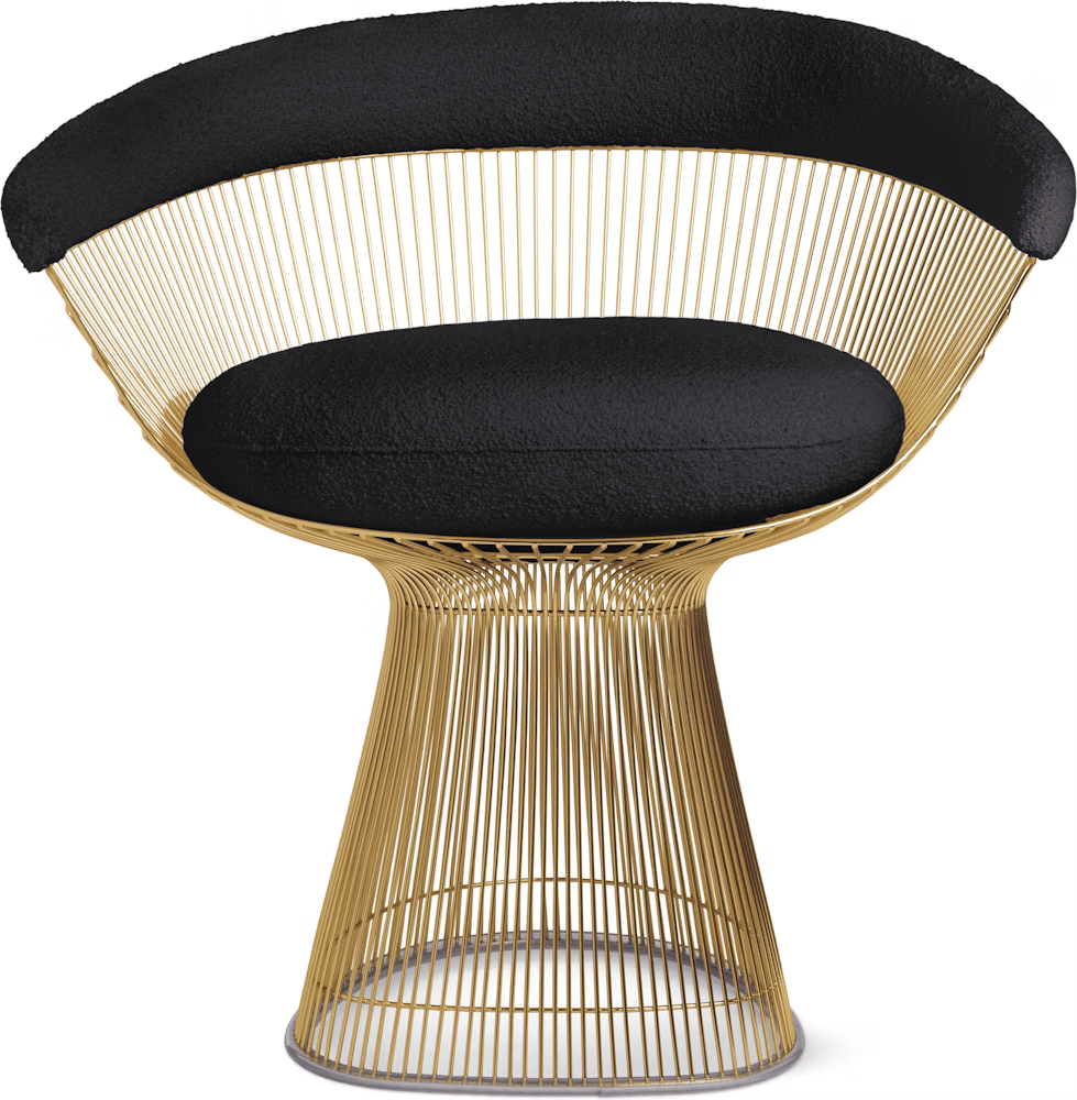 Platner Arm Chair - Gold Side/Dining Knoll 