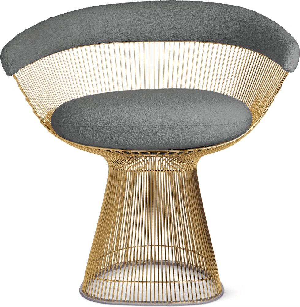 Platner Arm Chair - Gold Side/Dining Knoll 