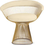 Platner Arm Chair - Gold Side/Dining Knoll 