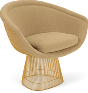 Platner Lounge Chair - Gold lounge chair Knoll 