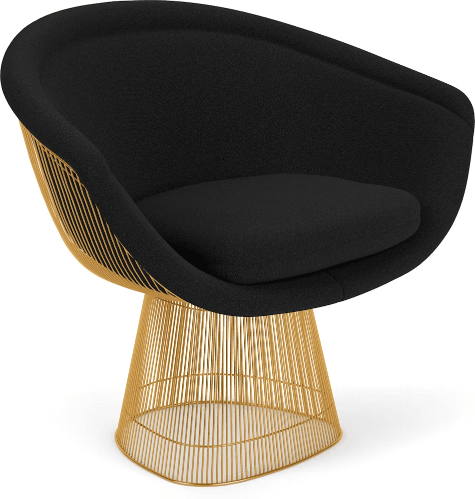 Platner Lounge Chair - Gold lounge chair Knoll 