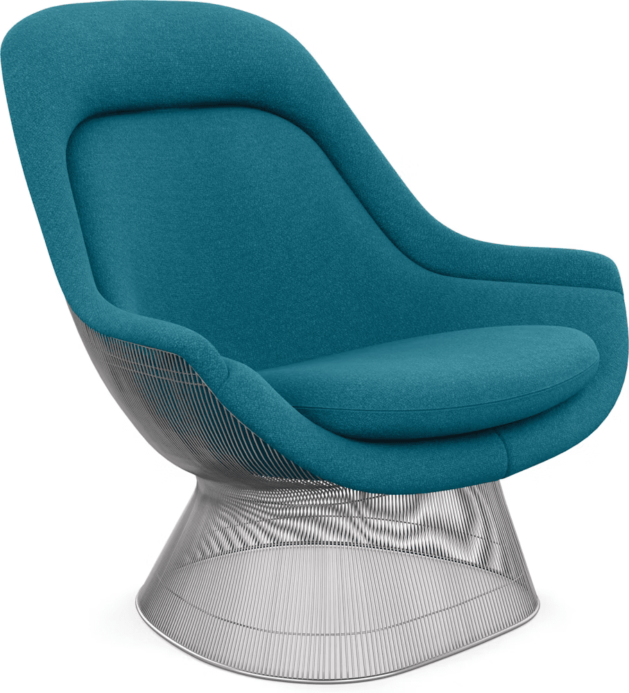 Platner Polished Nickel Easy Chair lounge chair Knoll 