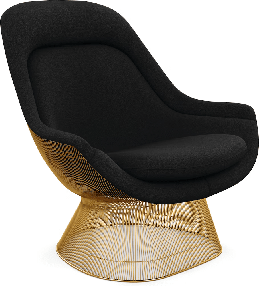 Platner Gold Plated Easy Chair lounge chair Knoll 