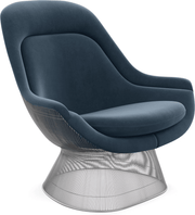 Platner Polished Nickel Easy Chair lounge chair Knoll 