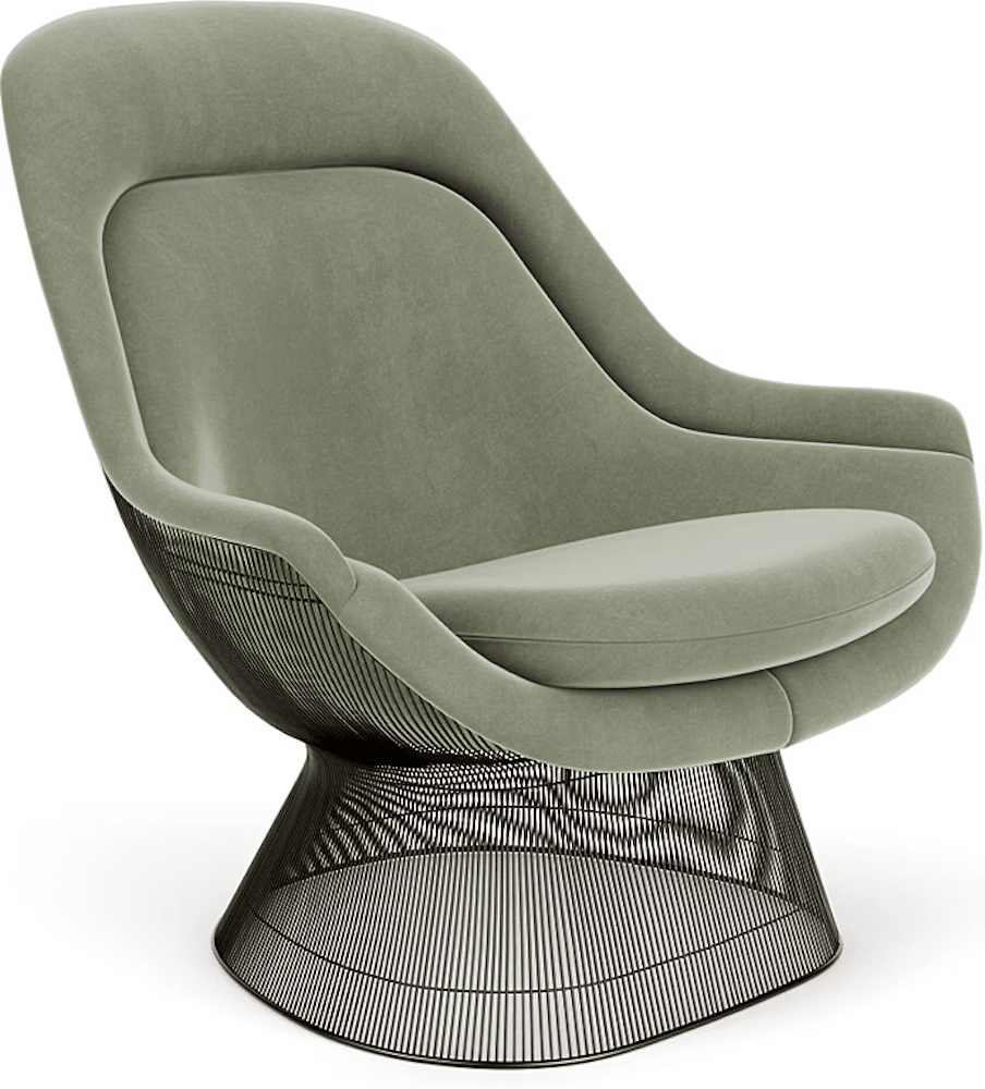 Platner Metallic Bronze Easy Chair lounge chair Knoll 