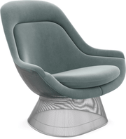 Platner Polished Nickel Easy Chair lounge chair Knoll 