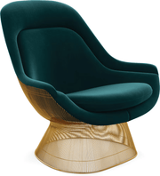 Platner Gold Plated Easy Chair lounge chair Knoll 