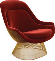 Platner Gold Plated Easy Chair lounge chair Knoll 