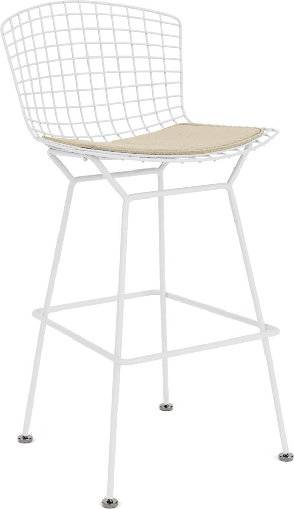 Bertoia Stool with Seat Pad bar seating Knoll 