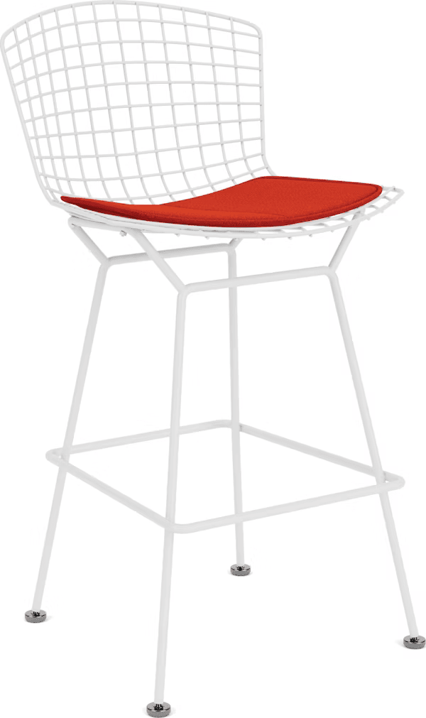 Bertoia Stool with Seat Pad bar seating Knoll 