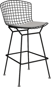 Bertoia Stool with Seat Pad bar seating Knoll 