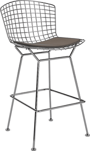 Bertoia Stool with Seat Pad bar seating Knoll 