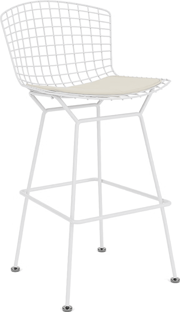 Bertoia Stool with Seat Pad bar seating Knoll 