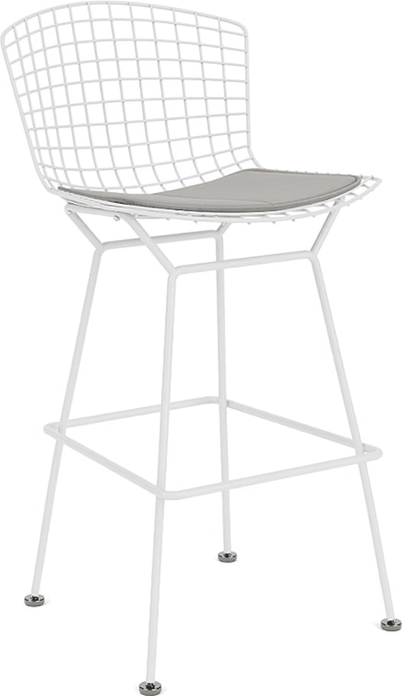 Bertoia Stool with Seat Pad bar seating Knoll 